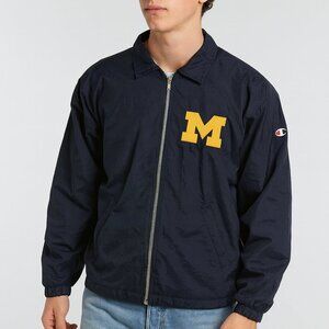 Vintage Michigan Wolverines Champion Coat Size L